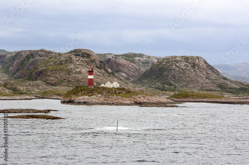 lighthouse Buholmrasa, Norway photo