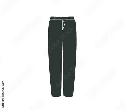Trousers icon. Vector pants icon. 