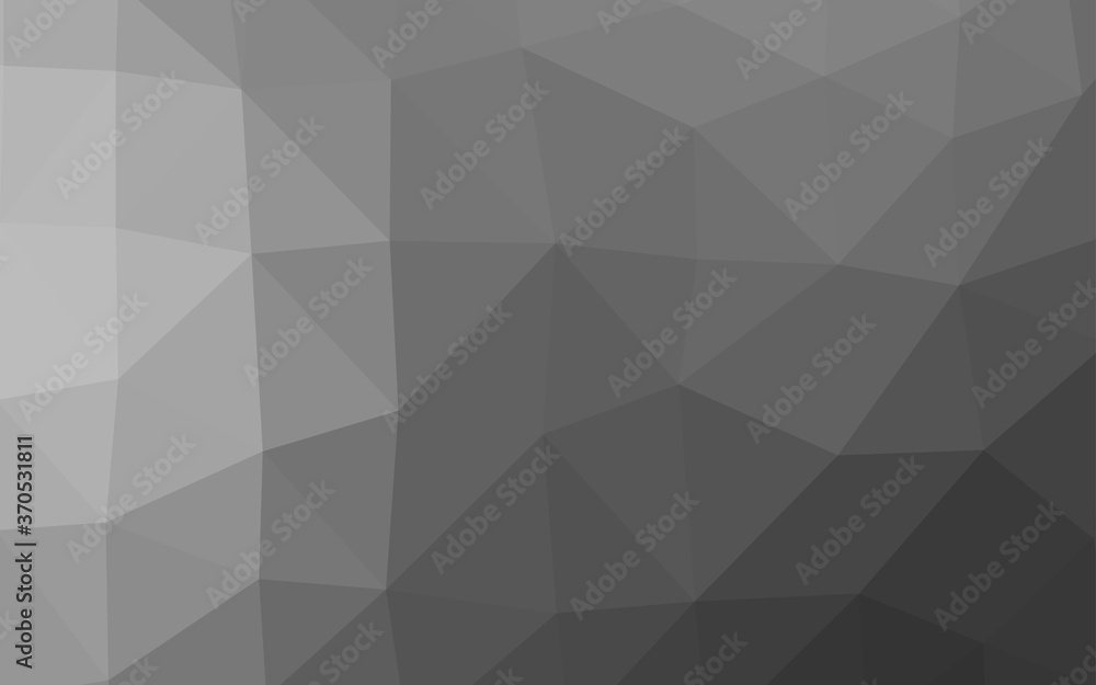Light Silver, Gray vector polygon abstract background. Light Silver, Gray vector polygon abstract background.