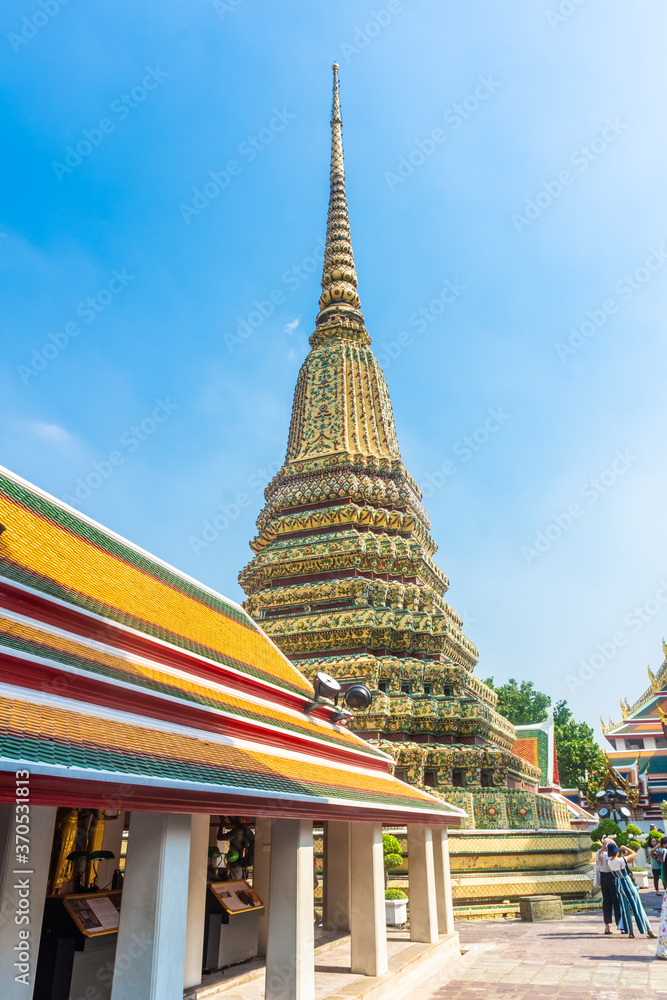 BanGKOK, THAILAND, 10 JANUARY 2020: he temple of Wat Pho