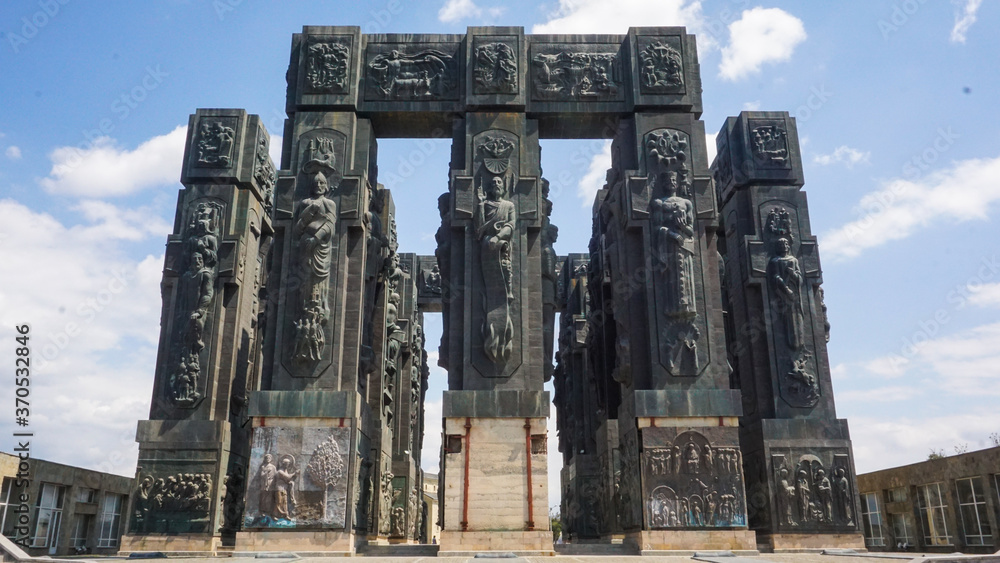 A famous tourist attraction located in the outskirts of Georgia 