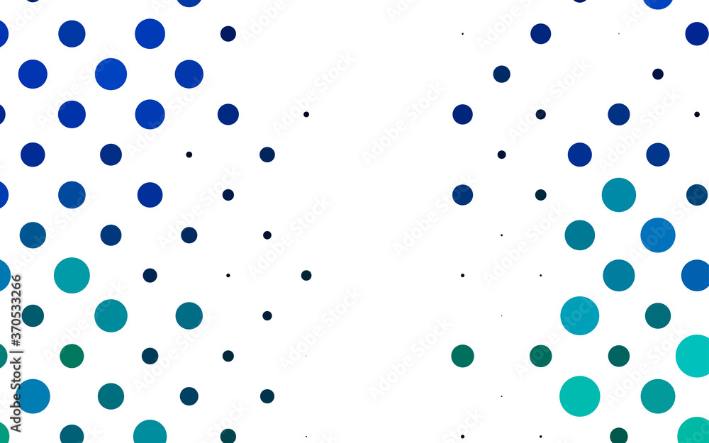 Light Blue, Green vector background with bubbles. Light Blue, Green vector background with bubbles.
