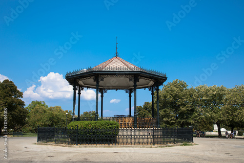 The Music Pavilion in Spianada Square, Corfu, Greece