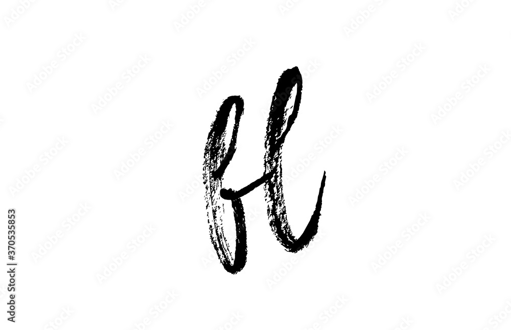 BL B L alphabet letter logo icon combination. Grunge handwritten vintage design. Black white color for business and company BL B L alphabet letter logo icon combination. Grunge handwritten vintage design. Black white color for business and company