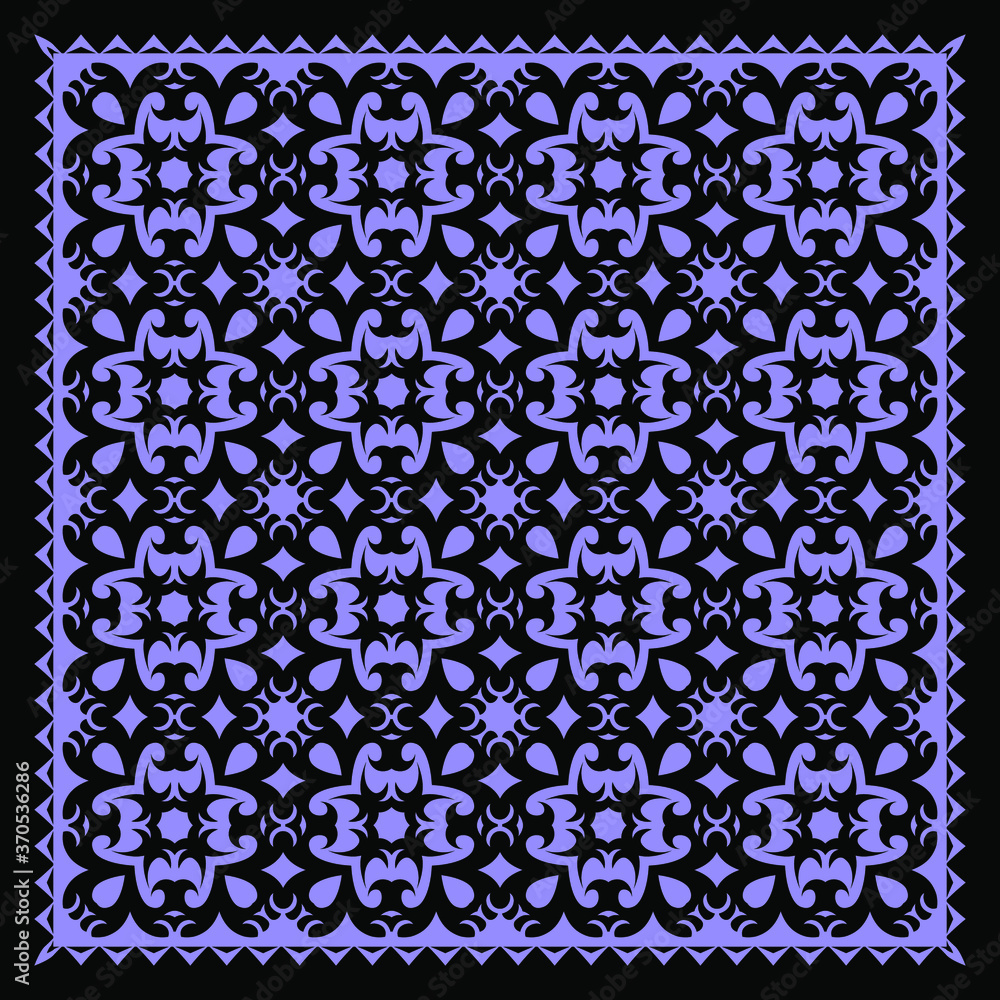 Decorative geometric pattern can be used for backgrounds, motifs, tile, shawl, handkerchief, scarf, fabrics, tile, templates. Vector.
Decorative geometric pattern can be used for backgrounds, motifs, tile, shawl, handkerchief, scarf, fabrics, tile, templates. Vector.