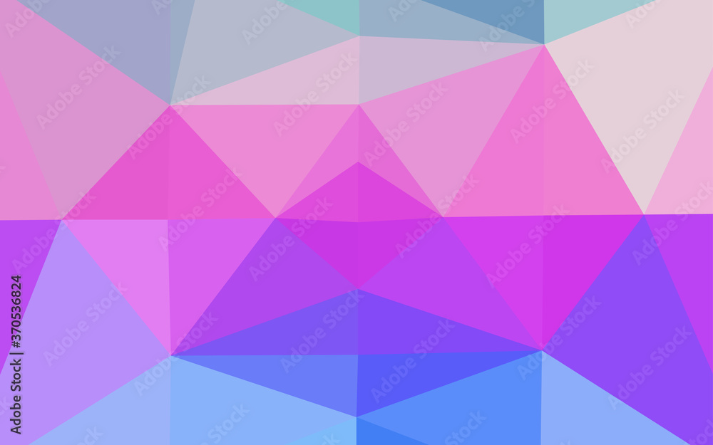 Light Multicolor, Rainbow vector polygon abstract backdrop.