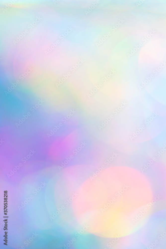 Obraz premium close up blurred bokeh detail of holographic foil