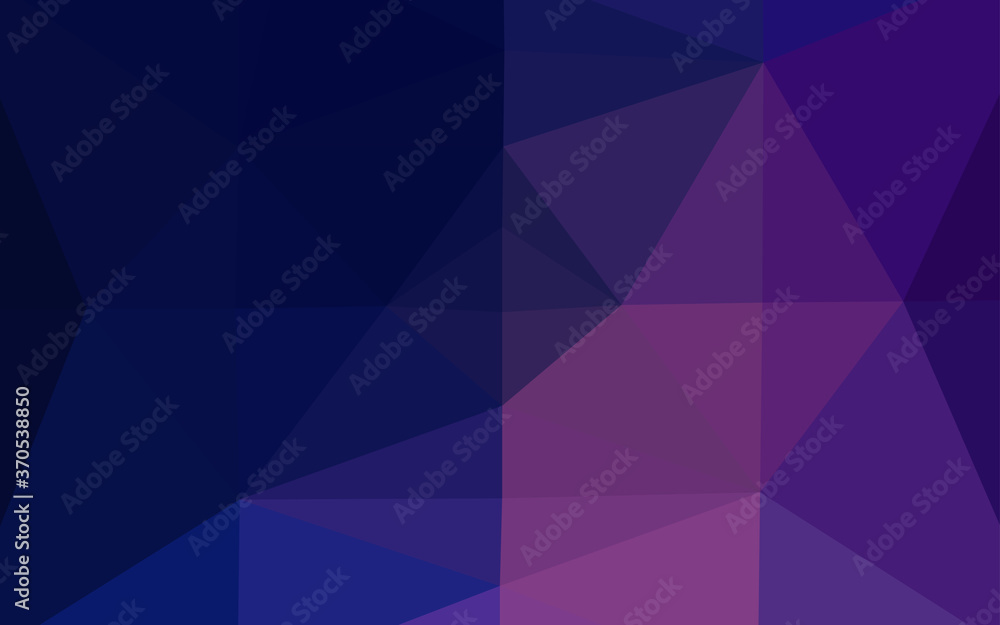 Dark Pink, Blue vector polygonal background. Dark Pink, Blue vector polygonal background.