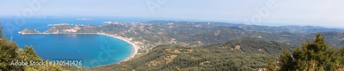 Bay of Agios Georgios in northwestern Corfu, Greece