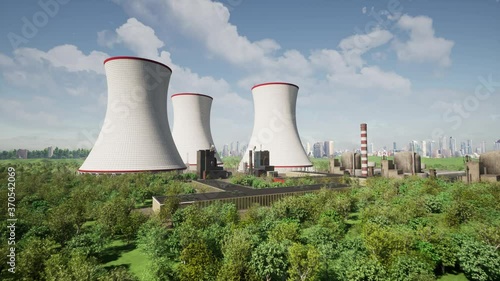 Nuclear power plant.