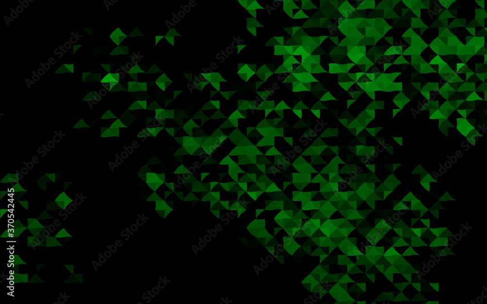Dark Green vector pattern in polygonal style. Dark Green vector pattern in polygonal style.