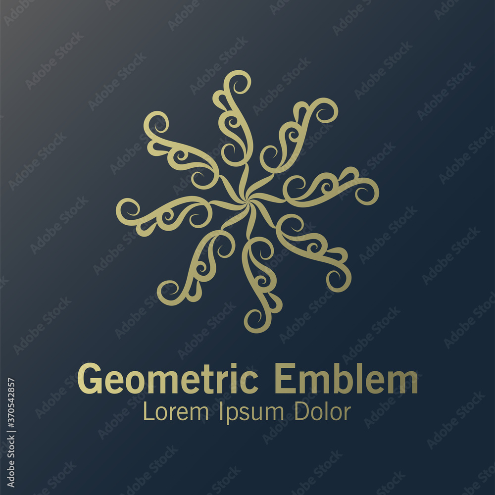 Luxury monogram logo template vector object for logo design. Luxury monogram logo template vector object for logo design.