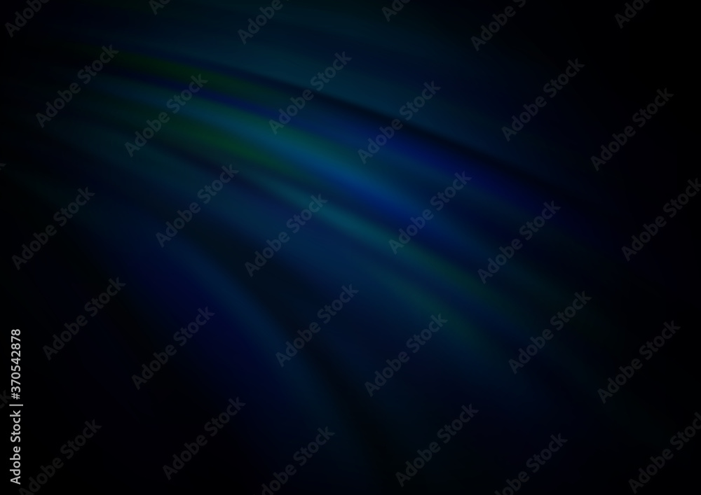 Fototapeta premium Dark BLUE vector template with lava shapes.