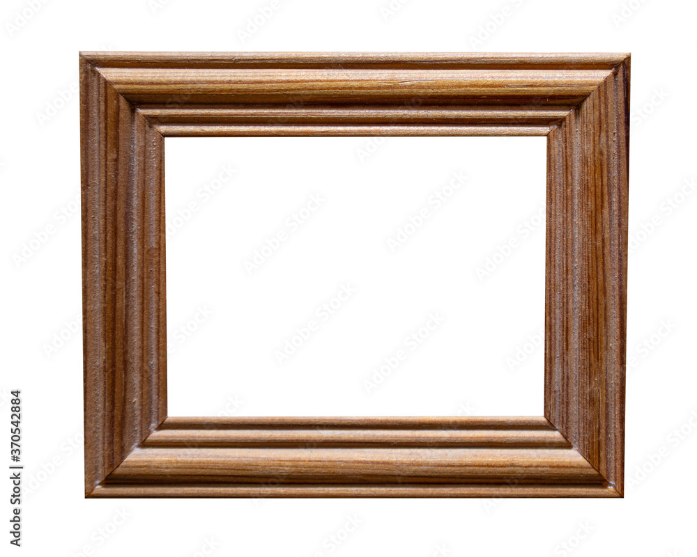 Light brown, horizontal, classic frame for text, picture, photo, image, text, isolated on a white background Light brown, horizontal, classic frame for text, picture, photo, image, text, isolated on a white background
