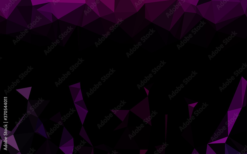 Dark Purple vector abstract mosaic background. Dark Purple vector abstract mosaic background.