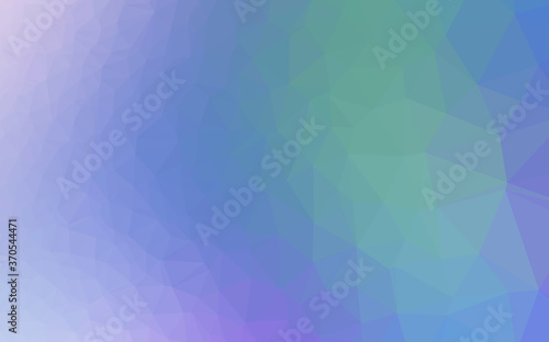 Light Multicolor, Rainbow vector low poly layout.