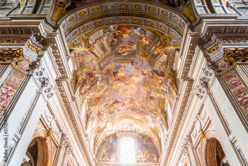 Photography Picturesque interior of church of St