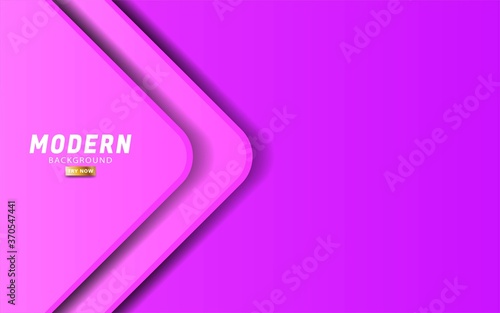 abstract pink shape background banner design.Overlap layers with paper effect.