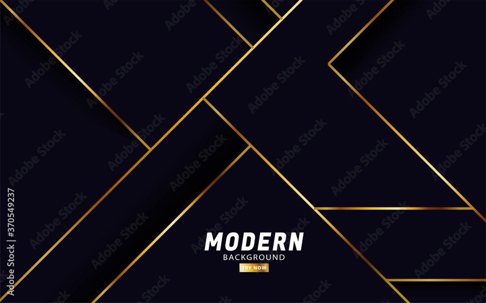 modern dark abstract vector background with gold line modern dark abstract vector background with gold line