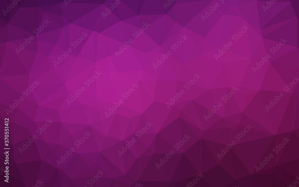 Dark Pink vector polygonal template. Dark Pink vector polygonal template.