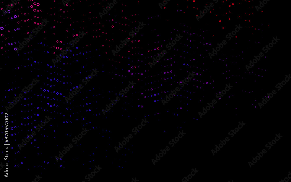 Dark Blue, Red vector backdrop with dots.