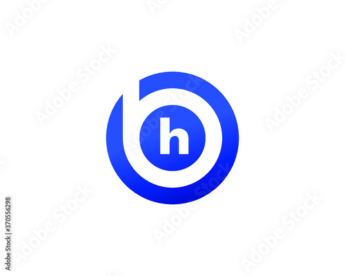 bh hb letter logo design vector template. bh hb Minimalist, Creative, Unique, Simple, Flat, Modern logo design.