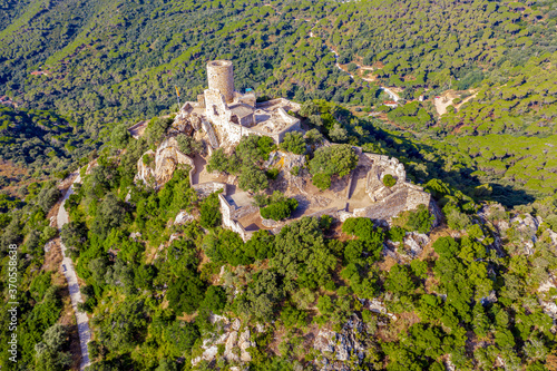 Castle of San Vicente de Burriac in Cabrera de Mar Barcelona photo