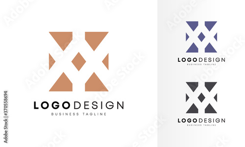Minimalist and flat Y letter logo with rope knot initial company logo design vector template