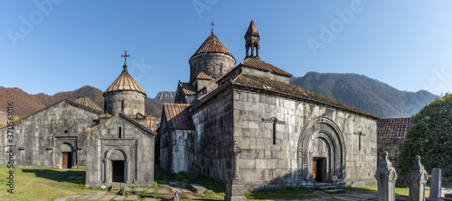 Vue panoramique sur le monastère d'Haghpat en Arménie photo