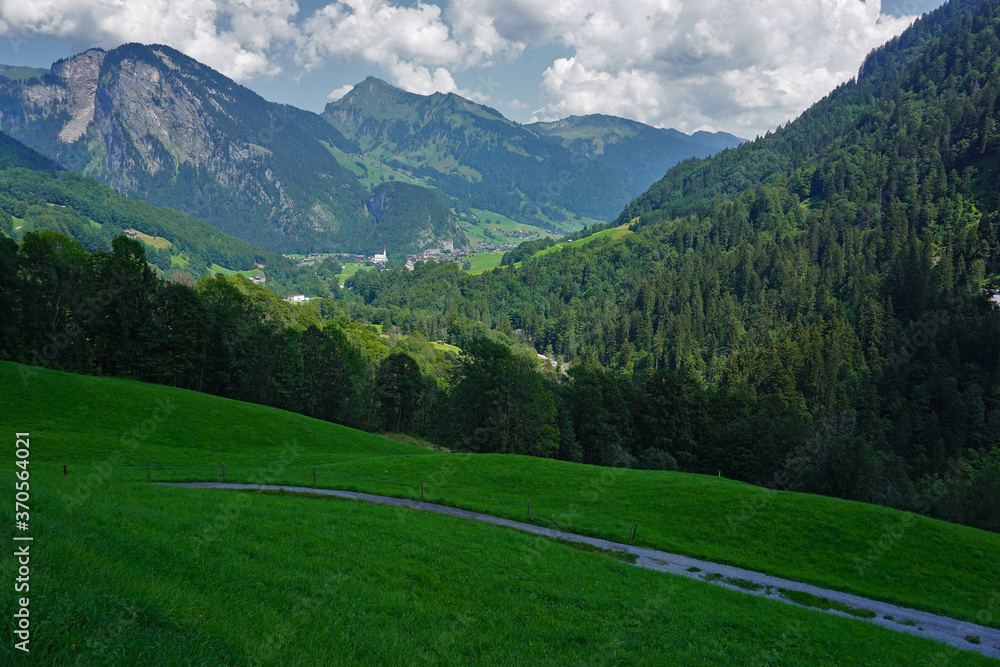 Au mit Diedamskopf im Bregenzerwald, Vorarlberg, Österreich