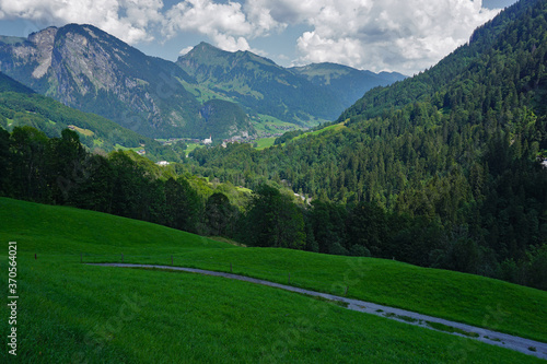 Au mit Diedamskopf im Bregenzerwald, Vorarlberg, Österreich