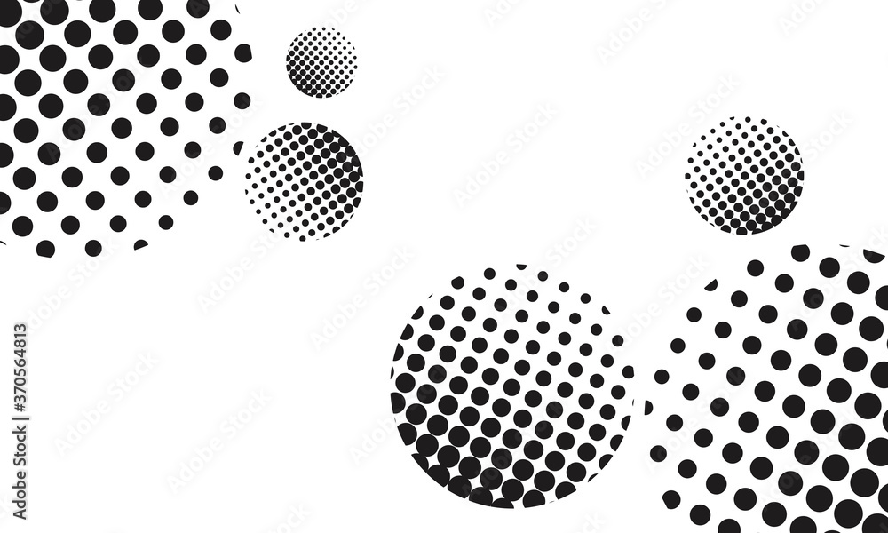 Circle geometry halftone texture. Wallpaper, banner, background, design element