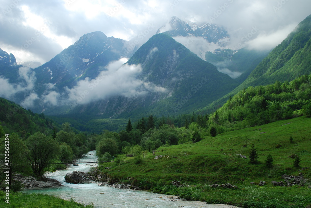 Obraz premium Sloenische Alpenlandschaft