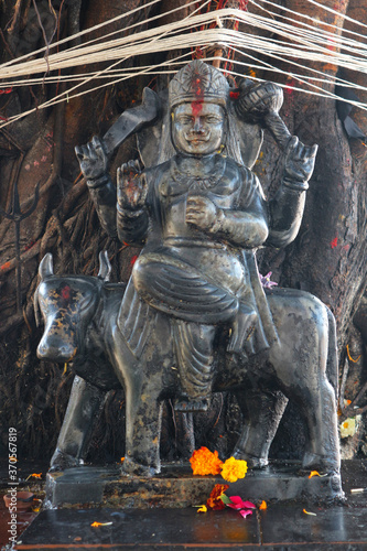 Vászonkép Shani dev is the Indian demigod of the planet Saturn.