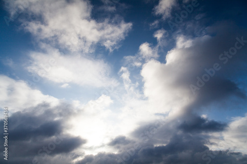 Cloudy sky texture background © Дэн Едрышов