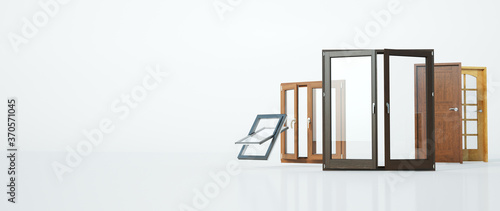 Obraz na plátně Door and window selection