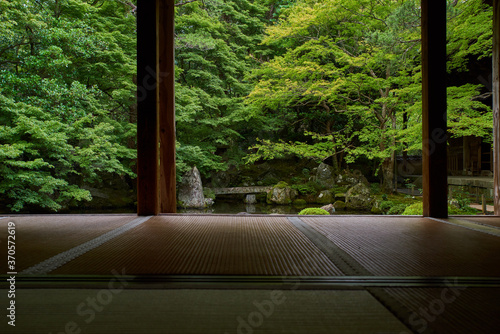 京都の夏の寺院（詩仙堂） © Kohei Eguchi
