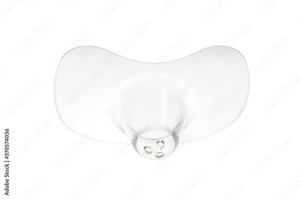Contact nipple shield nippleshield for breastfeeding with latch difficulties or flat or inverted nipples, transparent silicone nipple protectors with hole isolated on white background nobody. Contact nipple shield nippleshield for breastfeeding with latch difficulties or flat or inverted nipples, transparent silicone nipple protectors with hole isolated on white background nobody.