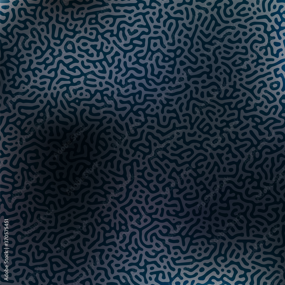 Generative algorithm psychedelic background. Reaction-diffusion or turing pattern formation.