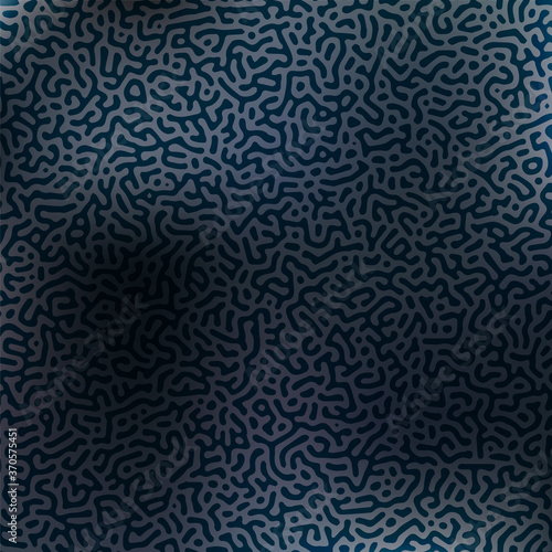 Generative algorithm psychedelic background. Reaction-diffusion or turing pattern formation.