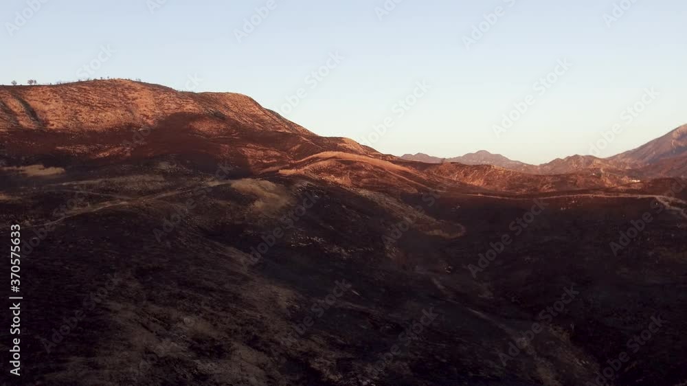 Burnt mountain area caused by California wildfire. Sand Fire July, 2016
Burnt mountain area caused by California wildfire. Sand Fire July, 2016