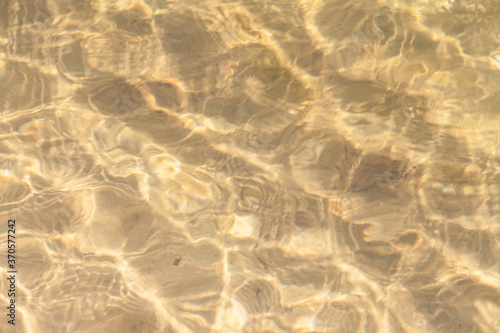 Sandy bottom under a layer of water texture background