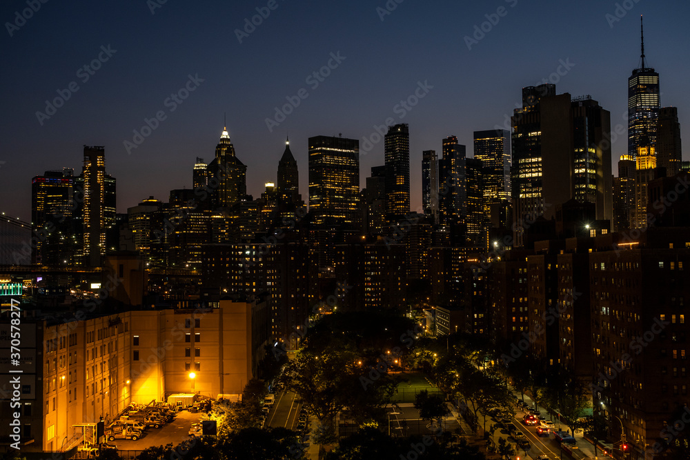 New York at night
