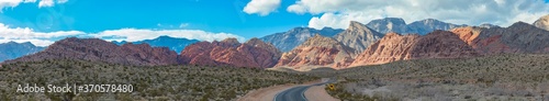 Panoramic views of Red Rock Canyon, Near Las Vegas, Nevada, USA