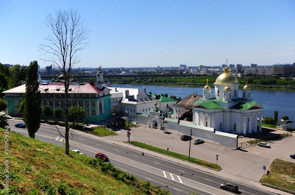 Fototapeta premium View of Nizhny Novgorod city, Russia