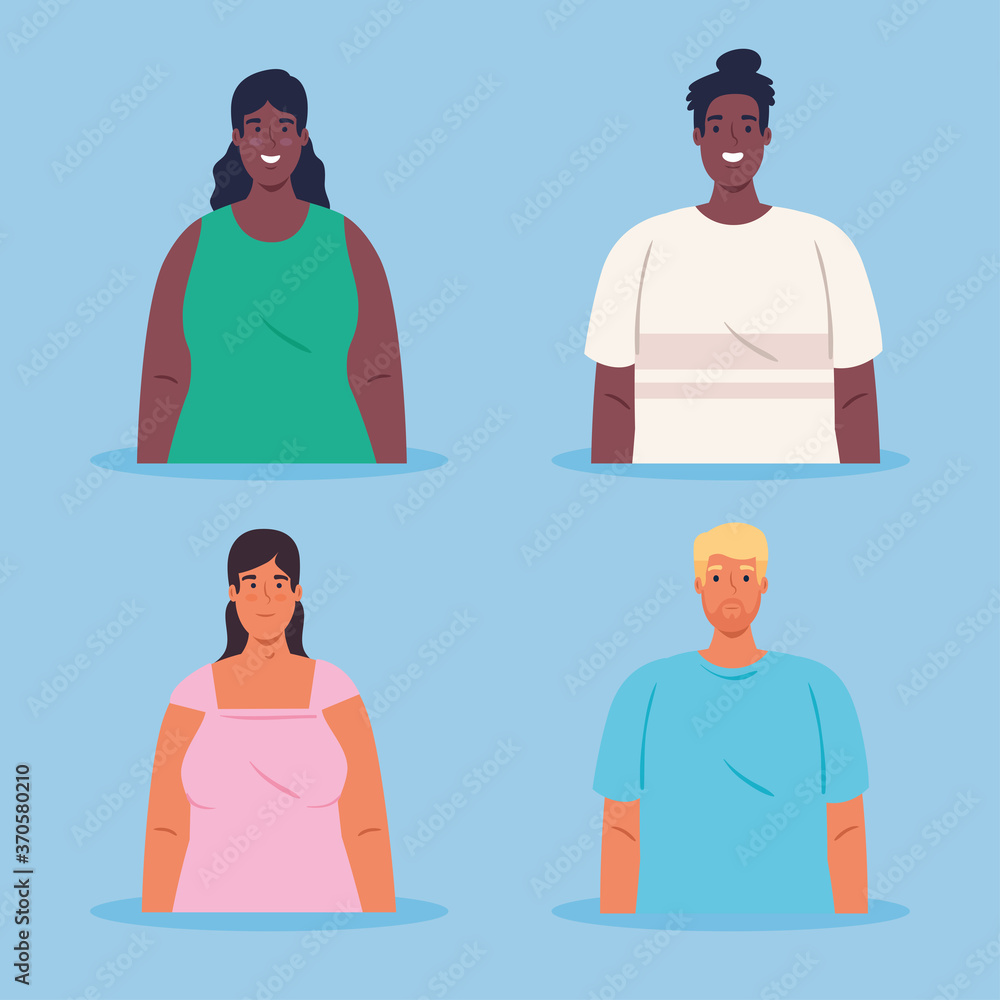 pictures multiethnic young people, cultural and diversity concept vector illustration design pictures multiethnic young people, cultural and diversity concept vector illustration design