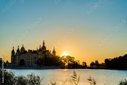 Schwerin palace or Schwerin Castle, northern Germany. photo