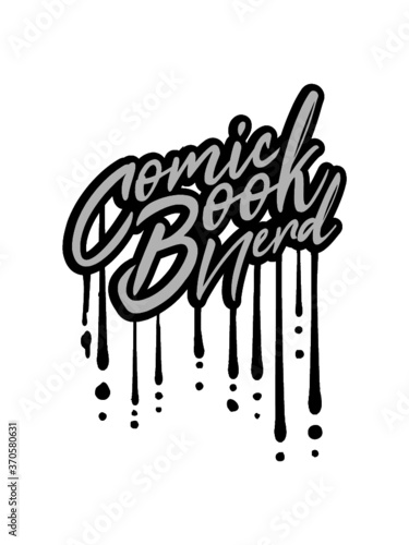 Graffiti Comic Book Nerd hobby sammler heftchen 