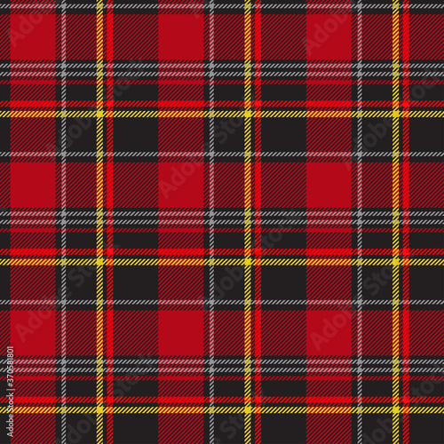 Checkered classical pattern tartan.