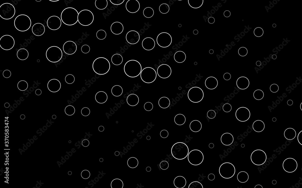 Light Silver, Gray vector cover with spots. Light Silver, Gray vector cover with spots.